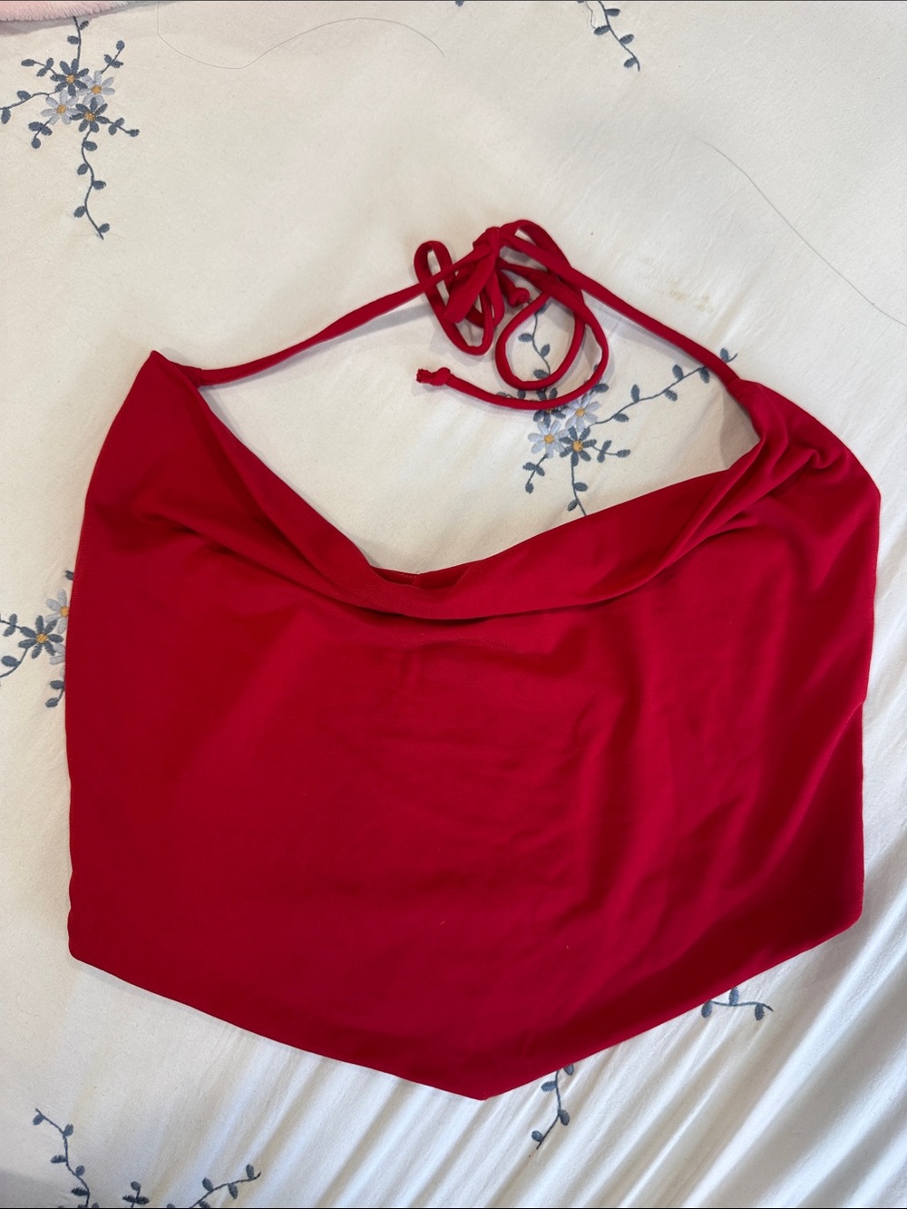 Red Halter Crop Top - Classic Summer Staple